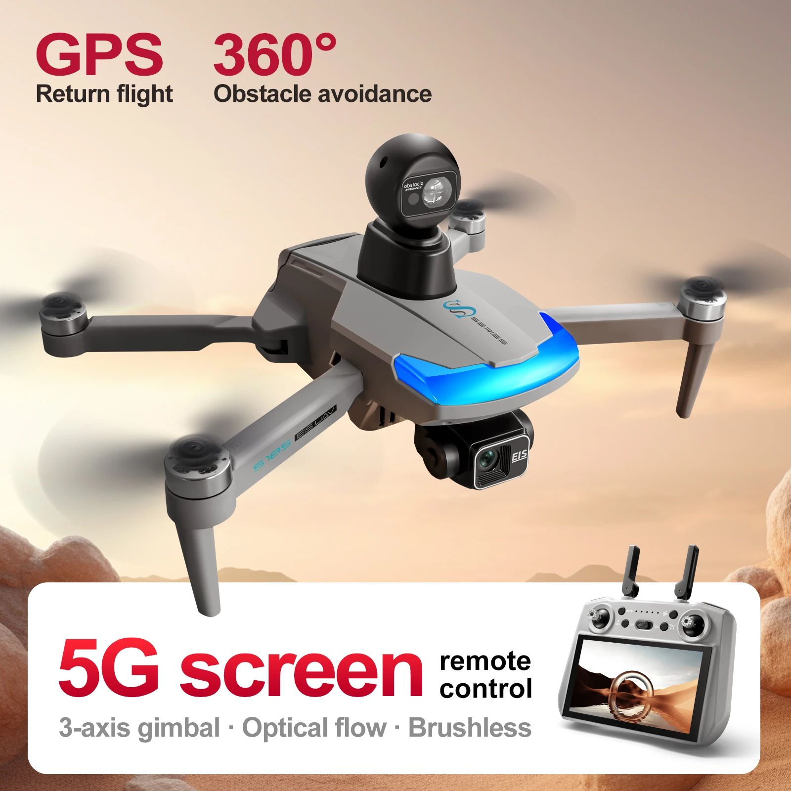 S185 Professional Drone 2.7K H - đánh giá và giá Drone Photogrammetry