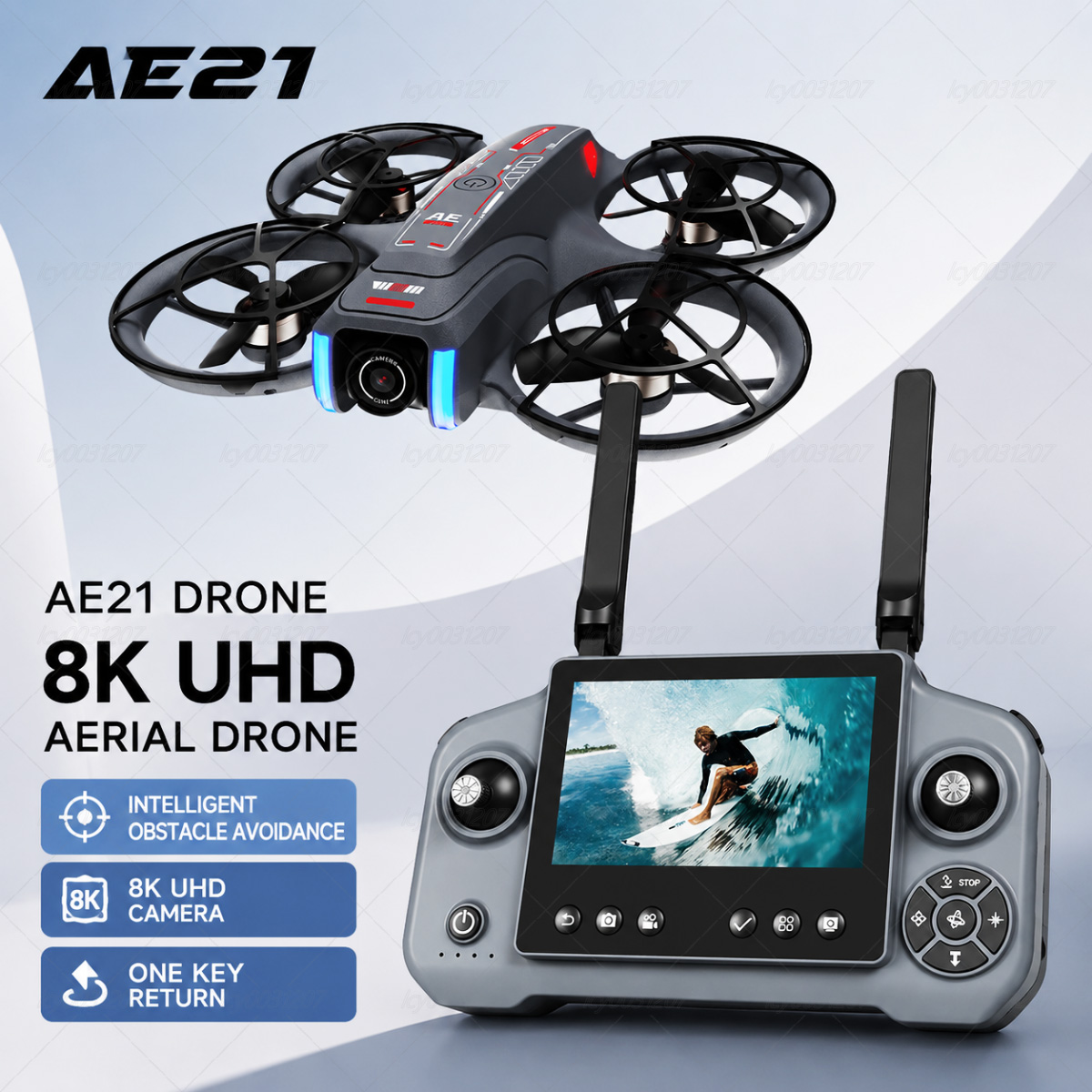 New AE21 Mini 8K FPV Drone Big - đánh giá và giá Drone Surveying